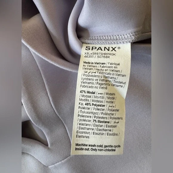 SPANX Air Essentials Sleeveless Mini Dress Violet Air - Picture 7 of 8